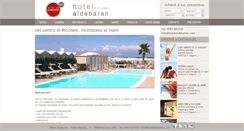 Desktop Screenshot of hotelaldebaran.com